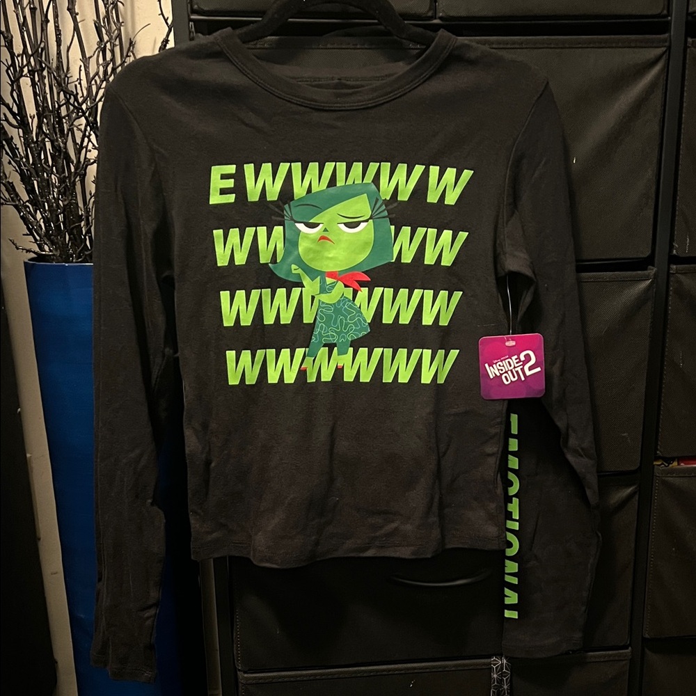 Inside Out 2 Black Long Sleeve Shirt